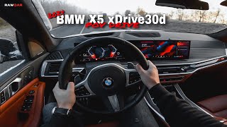 2024 BMW X5 xDrive30d Facelift  POV Test Drive 4K [upl. by Junie]