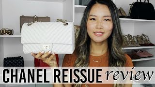 CHANEL REISSUE 225 review  Comparison with Classic flap What fits mod shots [upl. by Sela]