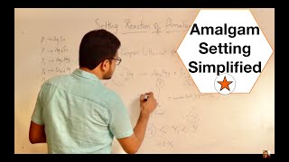 Amalgam Setting Reactions Simplified  Topics In Description Below [upl. by Jocko]