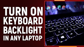 How To Turn On Keyboard Light Or Backlight In Any Laptop  Keyboard Light Shortcut 2024 [upl. by Areit]