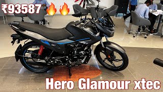 Hero Glamour Xtec Sleek Powerful and Smart  glamour xtec 2024 model [upl. by Ettenauq]