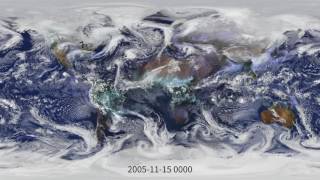 Simulated clouds and aerosols [upl. by Paola]