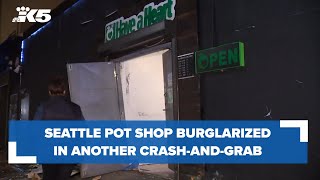 Seattle pot shop Have A Heart burglarized in crashandgrab [upl. by Chill]