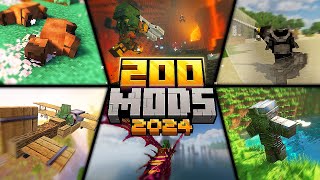 TOP 200 Mods For Minecraft OF ALL TIME  120411651122 ForgeFabric [upl. by Reamy]