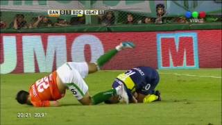 Banfield 02 Boca Juniors  Fecha 15 Torneo Argentino 201617 [upl. by Daggett63]