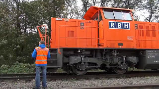 Zug entgleist in Gladbeck  Zugunglück in Gladbeck  Lok amp Waggons entgleisten nach Flankenfahrt [upl. by Madoc]