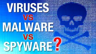 Whats the Difference Computer Virus vs Malware vs Spyware etc [upl. by Ayaladnot]