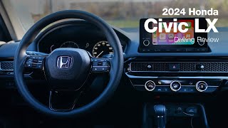 2024 Honda Civic LX Hatchback  Driving Review [upl. by Sharline651]