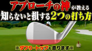 コレを知るとゴルフが確実に上手くなる！？ショット上達に直結する「２種類の打ち方・タイプ」の違いを分かりやすく解説します。【伊澤秀憲】【進藤大典】【進藤がゆく！】【かえで】【アプローチ】 [upl. by Anuqahs]