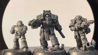 Pt 3 Cataphractii Terminator true scale conversion Horus Heresy Space Marine 30k 40k [upl. by Lirva]