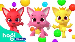 Mix Aprende Colores en Inglés para Niños  aprendizaje para niños de 2 a 3 años  Hogi en español [upl. by Desirae]