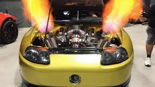 Fastest TwinTurbo Car Sounds and Burnouts of 2024 Revealed [upl. by Humberto]