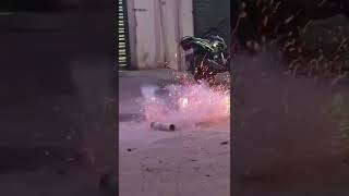 Devesh ne rocket crackers  jalaye crackers fireworks rocket [upl. by Riggs]