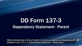 ParentIn Law DD Form 1373 [upl. by Wagoner]