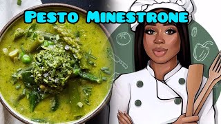 THE BEST Pesto Minestrone  Foodie Frenzy [upl. by Amos192]