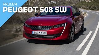 Prueba Peugeot 508 SW 2019  Prueba  Review en español  Test [upl. by Ecirahs]