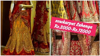 Sowcarpet Lehenga price part 2 where to buy designer Lehenga at affordable price [upl. by Gyatt]