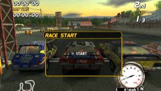 FlatOut PS2 Gameplay [upl. by Eeima]