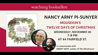 Watchung Booksellers Presents Nancy Arny PiSunyer [upl. by Wernda]