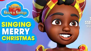 Maama Nankya Singing We Wish You a Happy New Year in Luganda amp English  Nkoza amp Nankya  Kids Song [upl. by Aniret74]