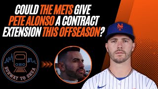 Could the Mets give Pete Alonso a CONTRACT EXTENSION this offseason [upl. by Anika]