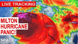 LIVE  Milton Hurricane Targets Orlando – Live Tornadoes and RealTime Path Tracking [upl. by Layla]