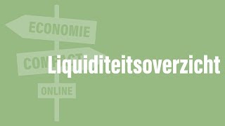 Liquiditeitsoverzicht  Economie Compact Online [upl. by Nitsyrk]