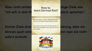 How to learn German fast learngerman easygerman deutsch deutschlernen germanlanguage german [upl. by Aicemed]