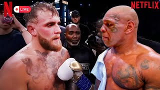 SHOCKING KNOCKOUT😨 Mike Tyson VS Jake Paul Full Fight HIGHLIGHTS  Netflix 2024 [upl. by Idroj]