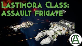 COA Lastimora Class Assault Frigate  Space Engineers Ship Review [upl. by Chapa]