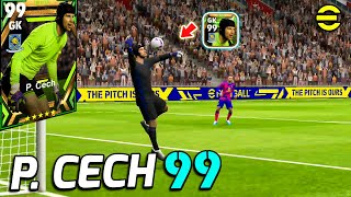 99 Rated P Cech is a Wall 🧱🔥 eFootball 2023 Mobile [upl. by Bez]