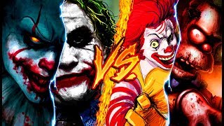 PENNYWISE amp JOKER VS RONALD MCDONALD amp KRUSTY ║ COMBATES MORTALES DE RAP ║ JAYF FT VARIOS ARTISTAS [upl. by Maisie327]