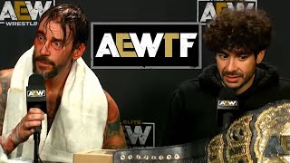 AEW All Out 2022 WTF Moments  MJF Returns amp CM Punk SHOOTS In The Press Conference [upl. by Urata]