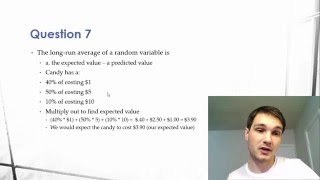 Terms  Expected Value Coefficient of Determination Mode  Statistics  7 [upl. by Adnorrahs]