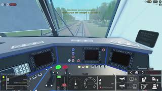 Siemens vectron livrée Metrans  Calais  Paris Cargo  Train sim [upl. by Nede]