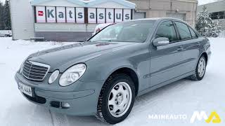 MercedesBenz E200 Kompressor Manuaali 2004 bymaineauto8600 [upl. by Namzzaj213]