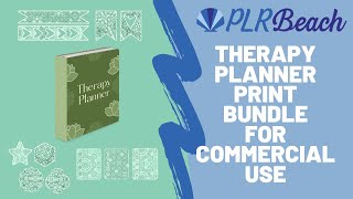 Therapy Print Planner for Commercial Use PLR [upl. by Wilden]