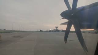 Indore Landing  ATR 72  IndiGo  4K [upl. by Nove152]