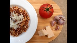 Making Spaghetti Bolognese Italian Sauce Recipe [upl. by Charmane]