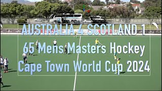 AUSTRALIA V SCOTLAND 65 MEN [upl. by Retxed931]