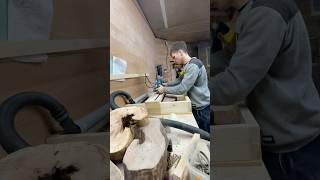 Калибровка фрезером wood woodworking kitchen ремонт maker diy tools woodhome [upl. by Adelice]