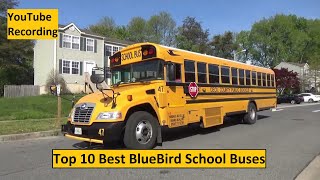 Top 10 Best BlueBird School Buses [upl. by Carper260]