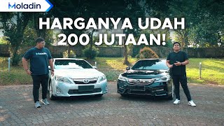 Review Komparasi Mobil Bekas Toyota Camry Hybrid 2013 VS Honda Accord 2016  Moladin [upl. by Zillah876]