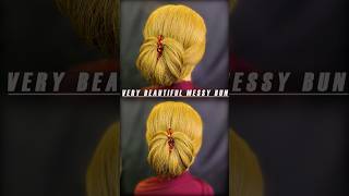 Low Messy Bun  Hairstyles for Wedding  Hair Tutorial Hairstyle for Girls  Easy Hairstyles [upl. by Strander]