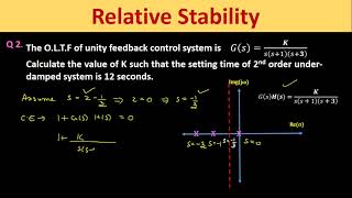 Numerical 2  Value of K Relative Stability [upl. by Oys]