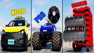 NOOB vs PRO vs HACKER 61  Beamng drive [upl. by Noryak]