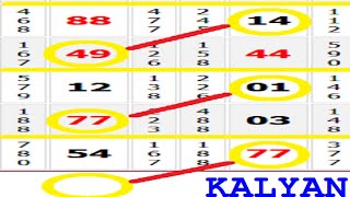 KALYAN MATKA BOSS 28122020 MEGA TOP LINE TRICK DEKHO [upl. by Iegres]