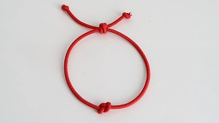 Infinity Knot Bracelet  Paracord Bracelet Tutorial [upl. by Trebor669]