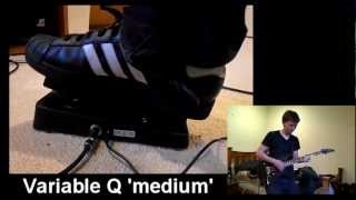 Dunlop Crybaby Model 95Q Wah Pedal Demo [upl. by Eoz]