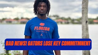 BAD NEWS FOR GATORS UF loses key commitment [upl. by Fabien568]